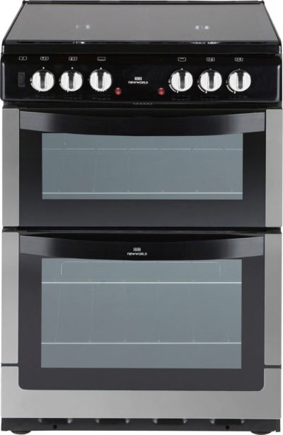New World - 601DFDOL Double - Dual Fuel Cooker-Stainless Steel